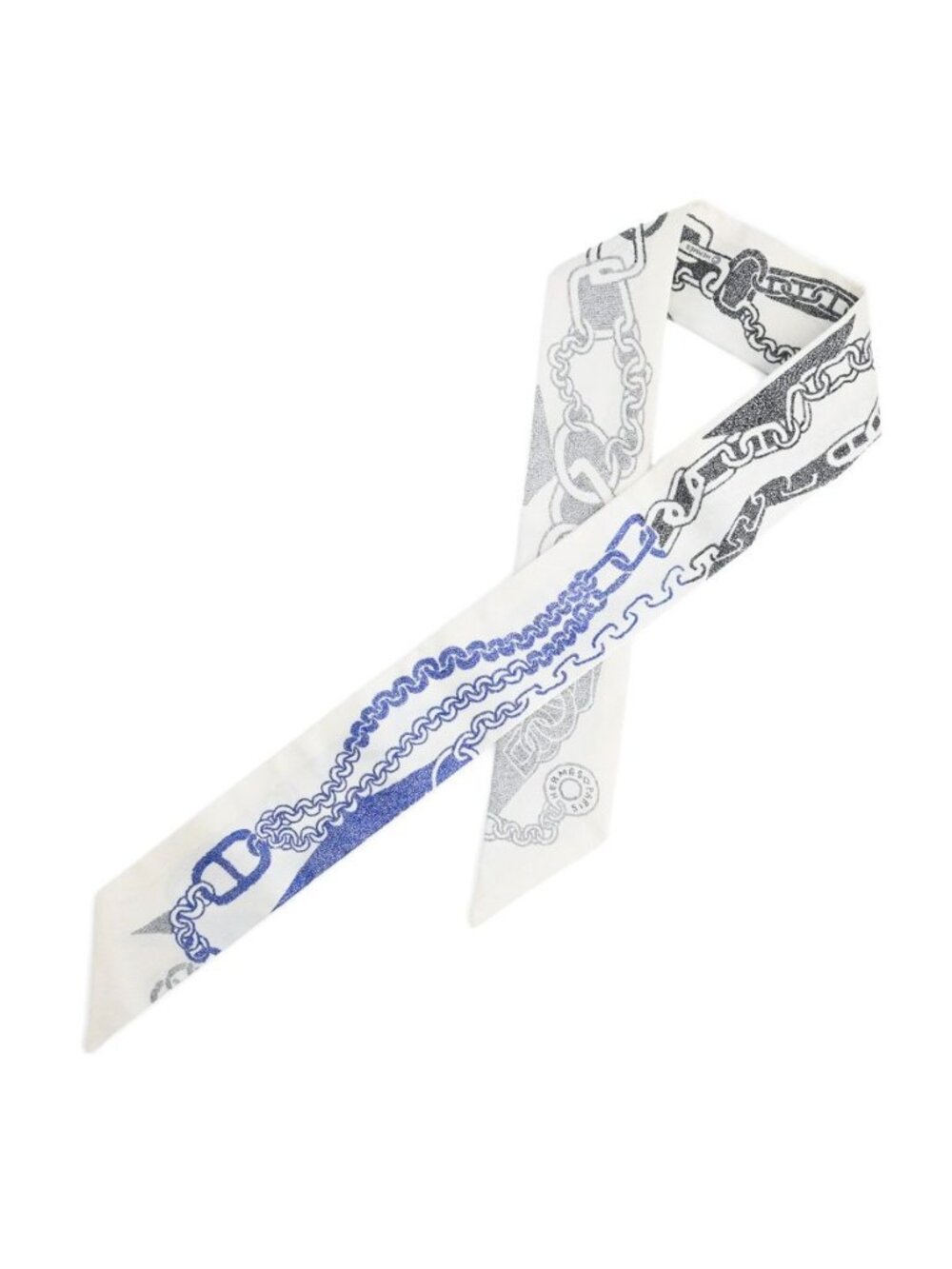 Hermes Scarf Twilly Scarves White